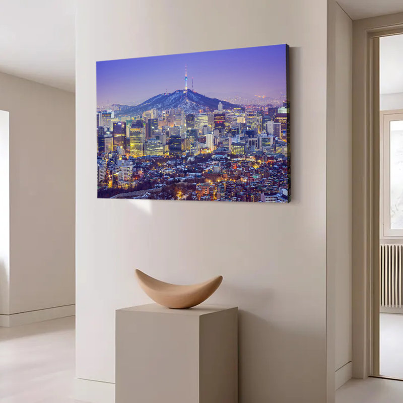 Affiche d'art urbain de Séoul et Séoul, 24 po x 36 po