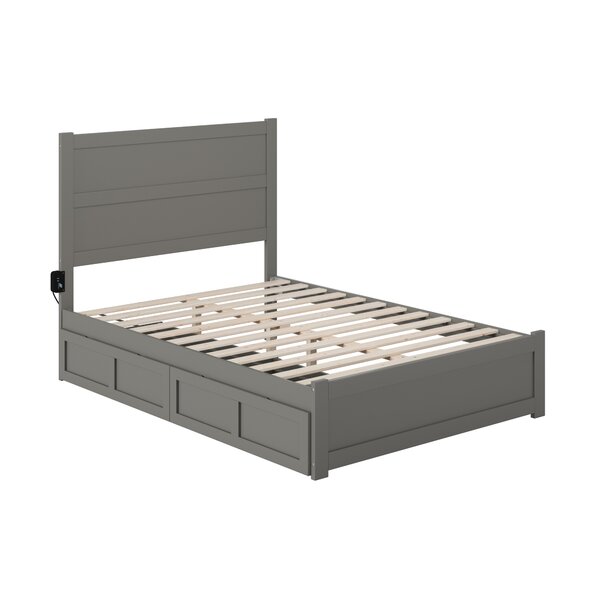 Lark Manor Ney Solid Wood Storage Bed & Reviews | Wayfair