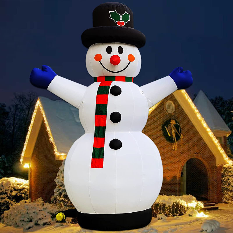Décoration de Noël gonflable d'extérieur 40 pi, H 472,44 po x l 297,24 po x P 194,88 po