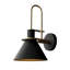 Lorena 1-Light Industrial Cone Armed Sconce Metal Shape Wall Sconce Lamp-2076966935