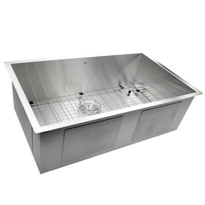 Pro Series 32'' L Undermount Single Bowl Stainless Steel Kitchen Sink