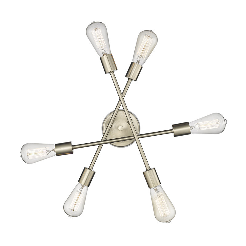 Kolston 6 - Light 16.5" Tall Semi Flush Mount