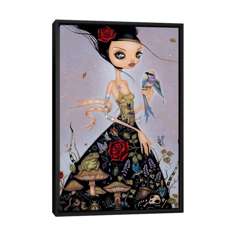 " Catharsis " by Caia Koopman, 26" H x 18" W x 1.5" D, Black Framed Canvas, No Mat