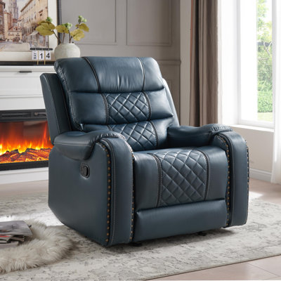 Canapé simple inclinable à bascule en cuir Abba Ambridge Crovetti Air
