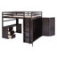 Lit mezzanine avec tiroirs, bureau et garde-robe-80112715-80112714