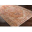 Mags Machine Washable Oriental Brick Red/Orange Area Rug-368045900