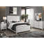 Lit simple gris Modern