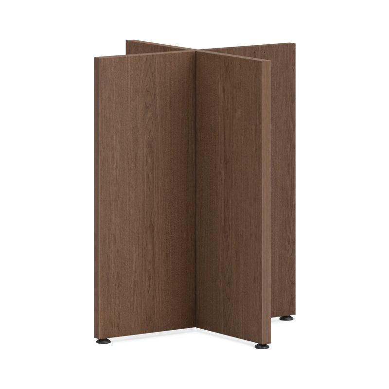 Table de réunion circulaire Mod, H 29 po x L 36 po x l 36 po, Noyer sépia