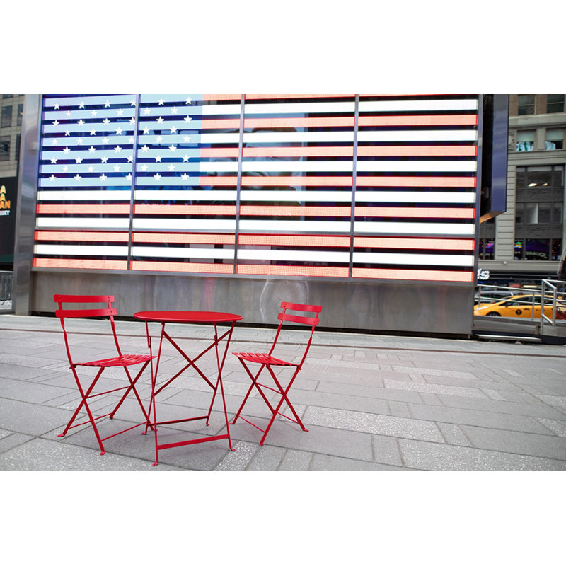 Bistro Outdoor Dining Side Chair, Latte Beige