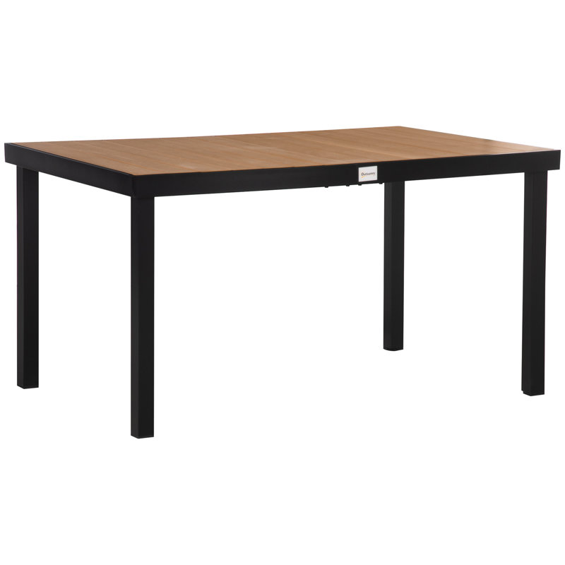 Table de salle à manger rectangulaire pour l'extérieur L 55 po x l 35,5 po