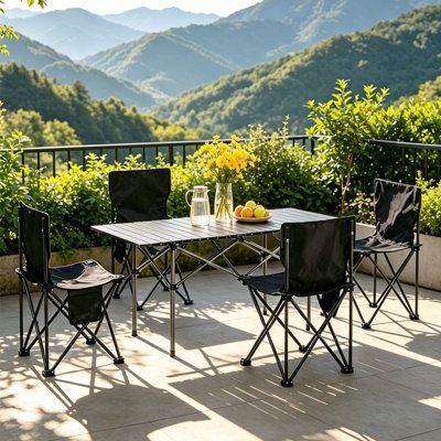 4 - Person Patio Dining Set Rectangular Table