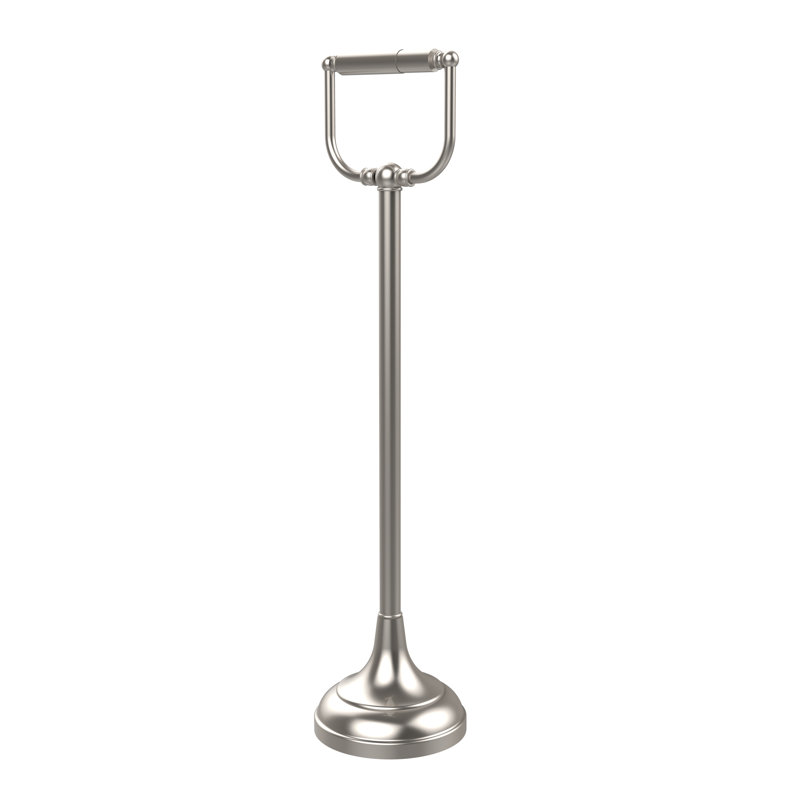 Porte-papier hygiénique debout Gober, Nickel satiné