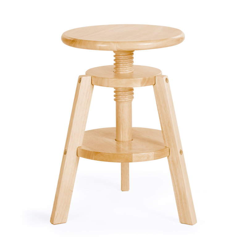 Adjustable Drafting Chair - Natural, Beige