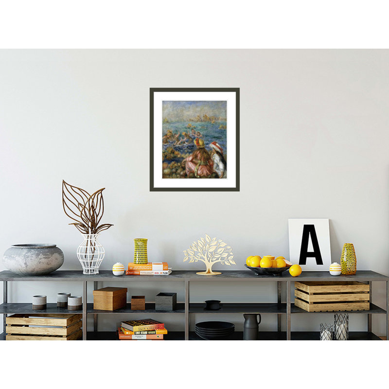 «The Bathers» par Pierre-Auguste Renoir, impression giclée encadrée, H 27,05 po x l 23,5 po