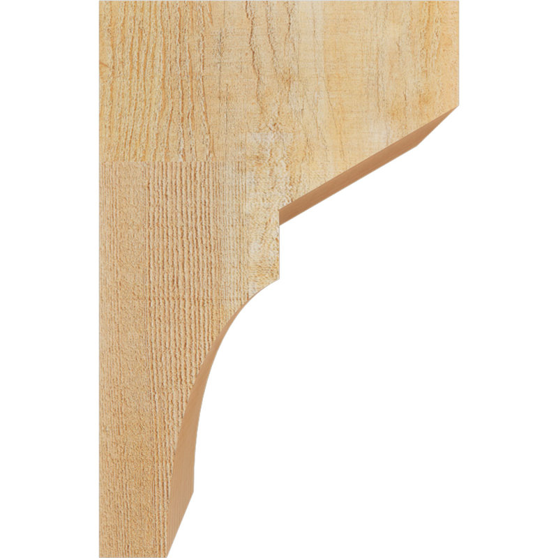 Corbeau Monterey, H 12 po x l 4 po x P 8 po, Sapin de Douglas, Sciage brut