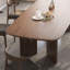 ensemble de table de salle à manger en bois massif de style luxueux clair-108071870