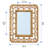 Ardil Rattan Rectangle Wall Mirror