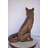 Belgrave Fox Sitting Life Size Bronze Statue - Size: 20"L x 15"W x 28"H.