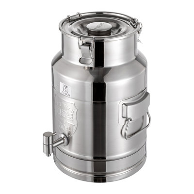 Demitrios Stainless Steel Milk Can Beverage Dispenser