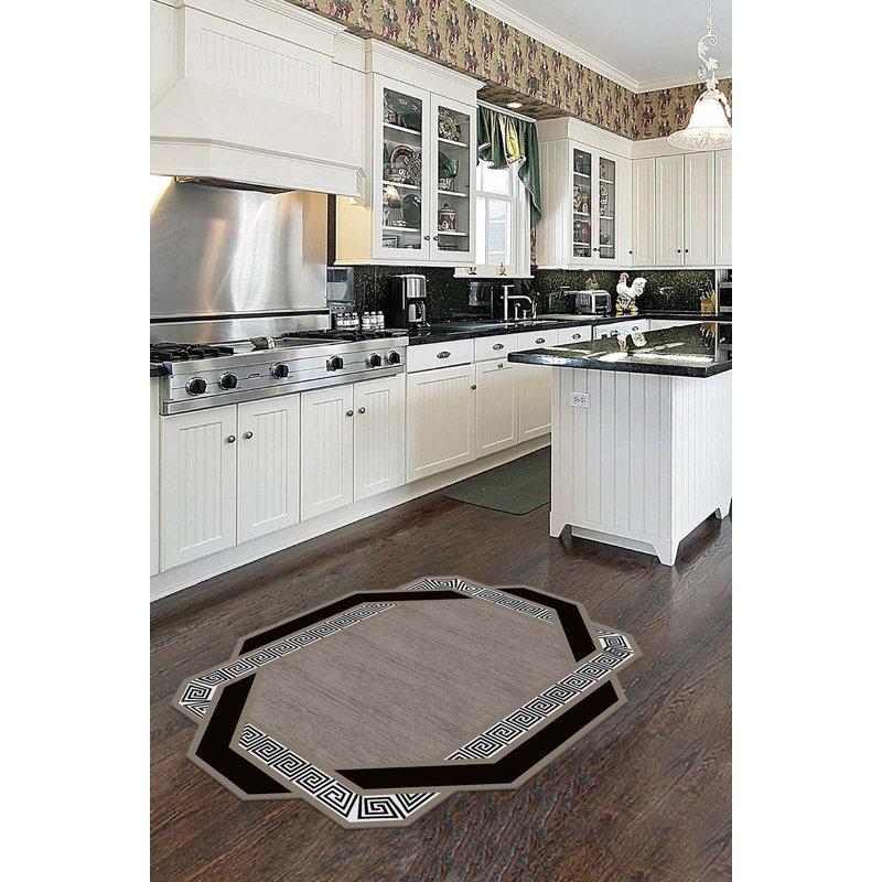 Premium Hall Carpet, 3D Digital Printed, 3.3 x 6.6 ft | 100% Polyester, 650 g/m² | Antibacterial, Non-Slip Underside, Pile Height: 0.3 in | Machine Washable, Perfect for High-Traffic Areas, Stylish & Durable Design