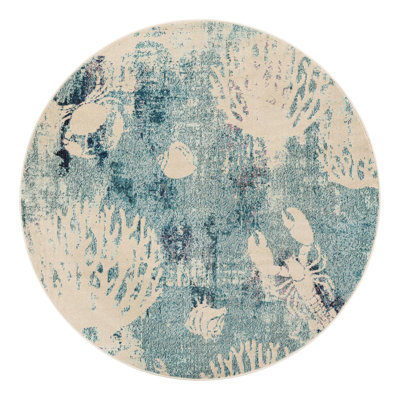 Esposito Light Blue Area Rug