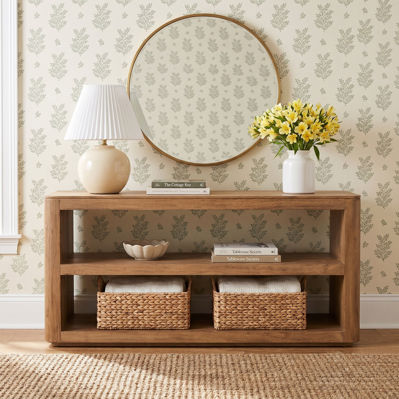 Montecito 65'' Solid Wood Console Table