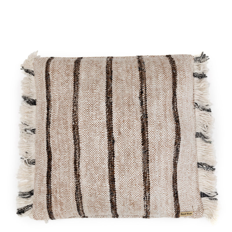 The Oh My Gee Collection Cushion Cover, White/Bohemian, Square, 60cm H x 60cm W