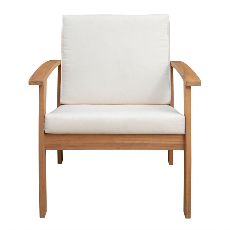 Chaise de patio avec coussins Hariklia