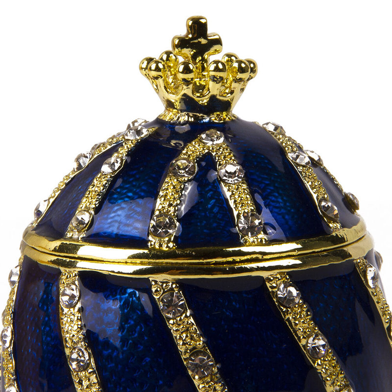 Boîte à bijoux rose, Bleu