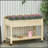 Elevated Wooden Planter Box w/ Lockable Wheels