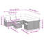 232cm Wide Patio Sofa with Cushions
