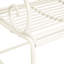 Banc de jardin extérieur - blanc