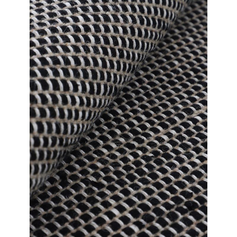 Mona Striped Wool Hand Woven Area Rug, Runner 75 x 300cm