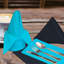 Serviettes de table carrées multicolores-73157994