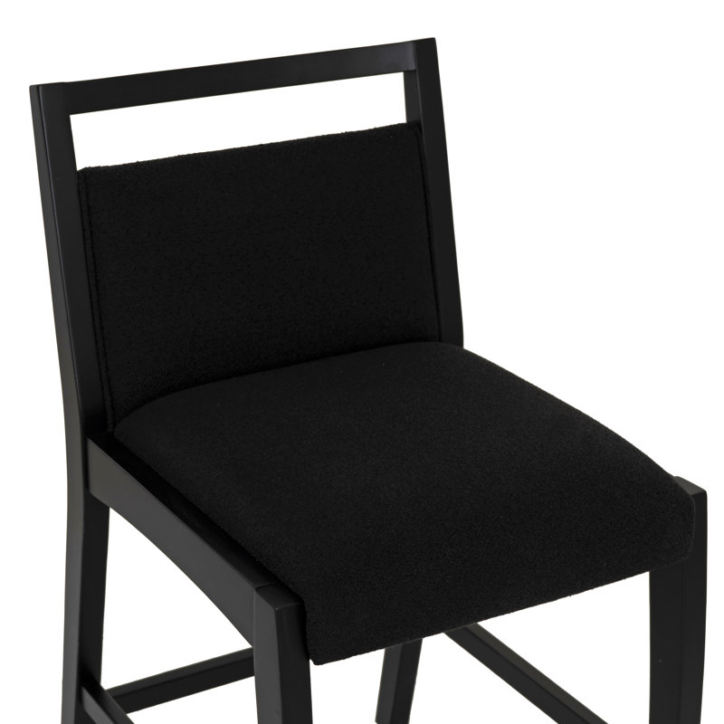 Tabouret de comptoir Skylar, Noir
