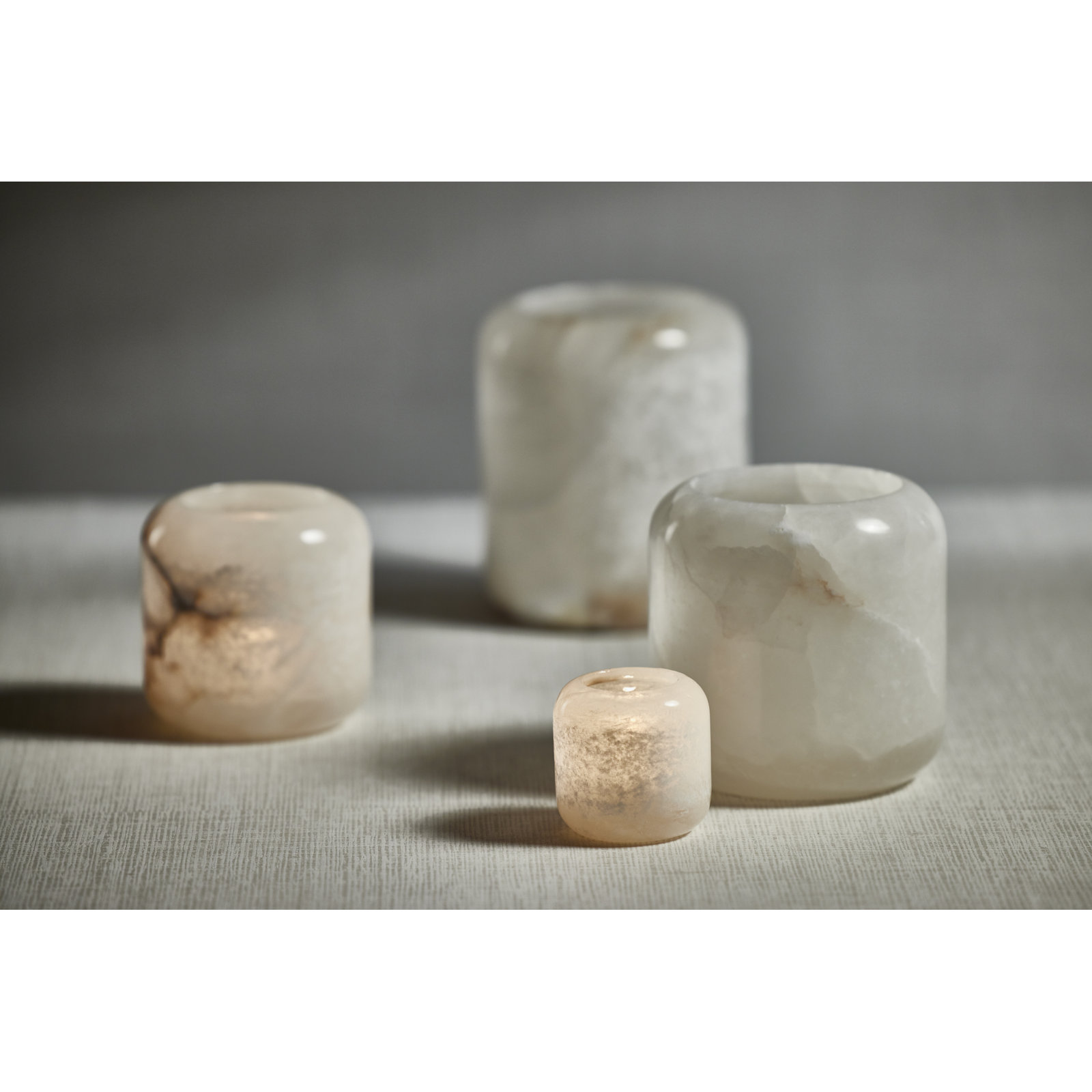 Petya Glass Votive Candle Holder, 6" H x 5" W x 5" D