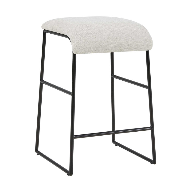 Uttermost Arcane Ecru Counter Stool