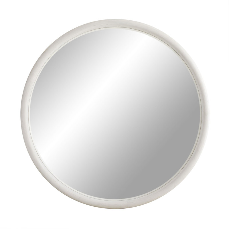 Lesley Large Mirror, White Wash