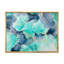 Turquoise de luxe abstrait, art fluide IV - peinture sur toile-67323387-67323381