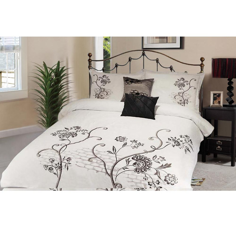 Floral Bedding, Kingsize - 2 Pillowcases (70 x 80 cm)