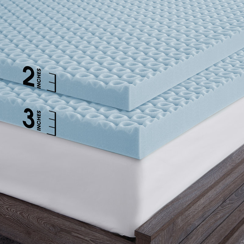 Surmatelas en mousse viscoélastique 2 po Lilibeth, Très grand