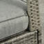 Fauteuil inclinable d'extérieur en rotin avec coussins moelleux Outsunny Dossier 135 degrés, osier PE, gris