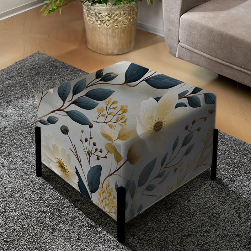 Repose-pieds scandinave Garden Flower Whirl
