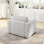 Gris modulaire pour la décoration intérieure - confortable et chic. Structure en métal, mousse. Microfibre. Formes variées. Siège souple pour chambre simple et espace de vie de 44,9 po. Matériaux, style, combinaison et multifonction-216422034