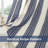 Semi Sheer Grommet Linen Chris Stripe Patterned Curtains-405780306-405033864