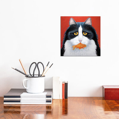 Fin 1 Piece Wrapped Canvas Wall Art