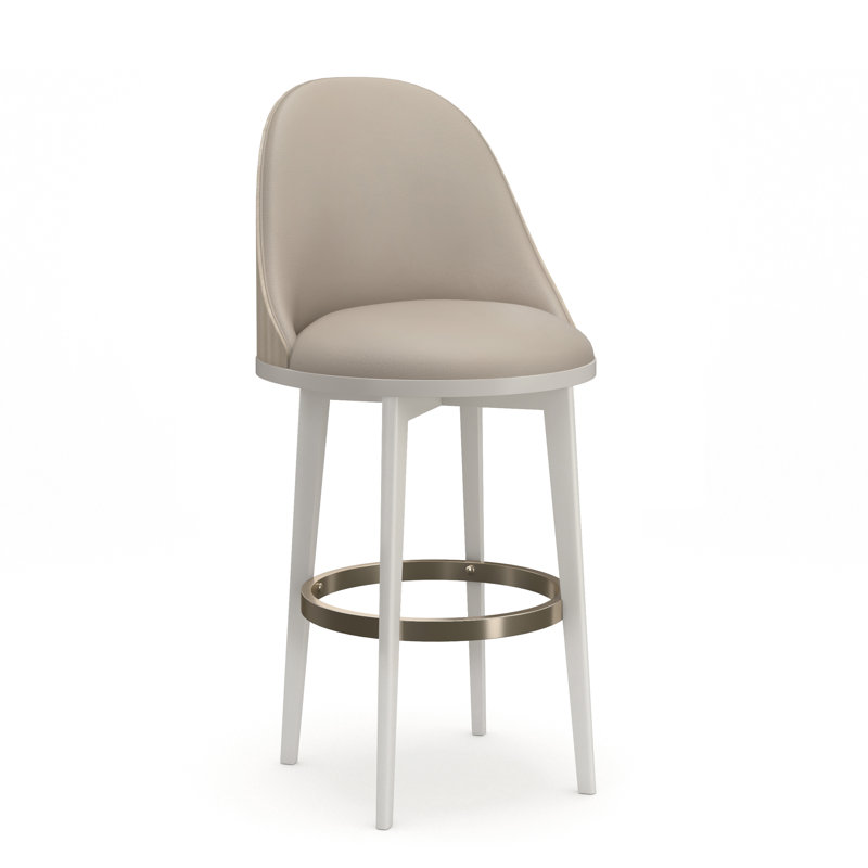 Another Round Upholstered Counter Stool