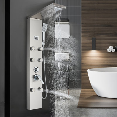 44.88'' Shower Panel with Fixed Shower Head