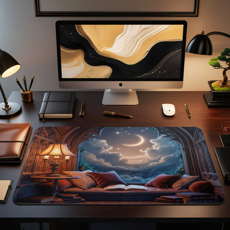 Polyester Desk Pad, 23.6x13.8
