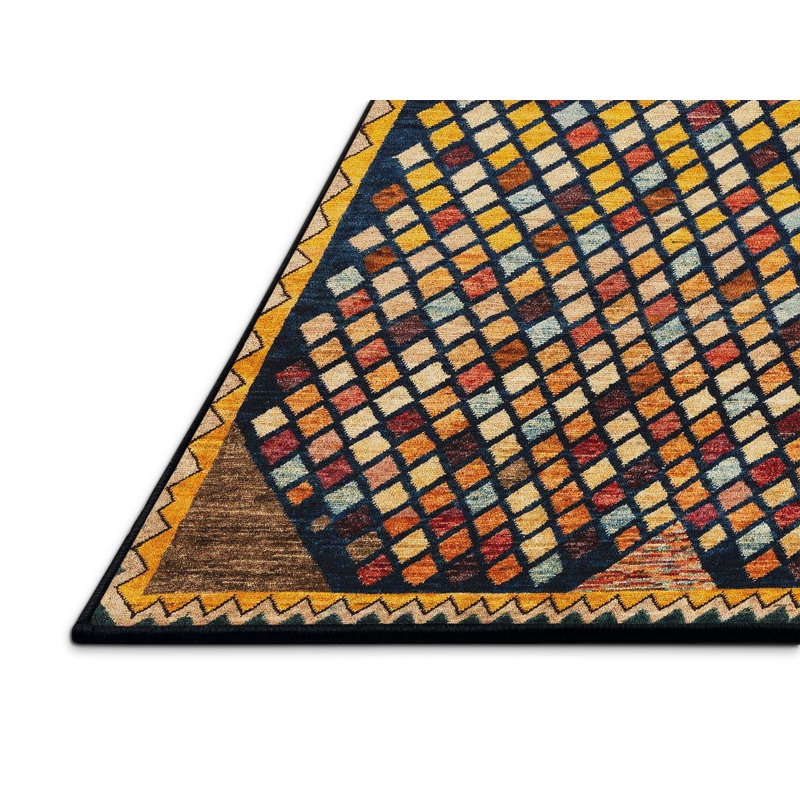 Abstract Indoor Rug, Rectangle 3' x 5'